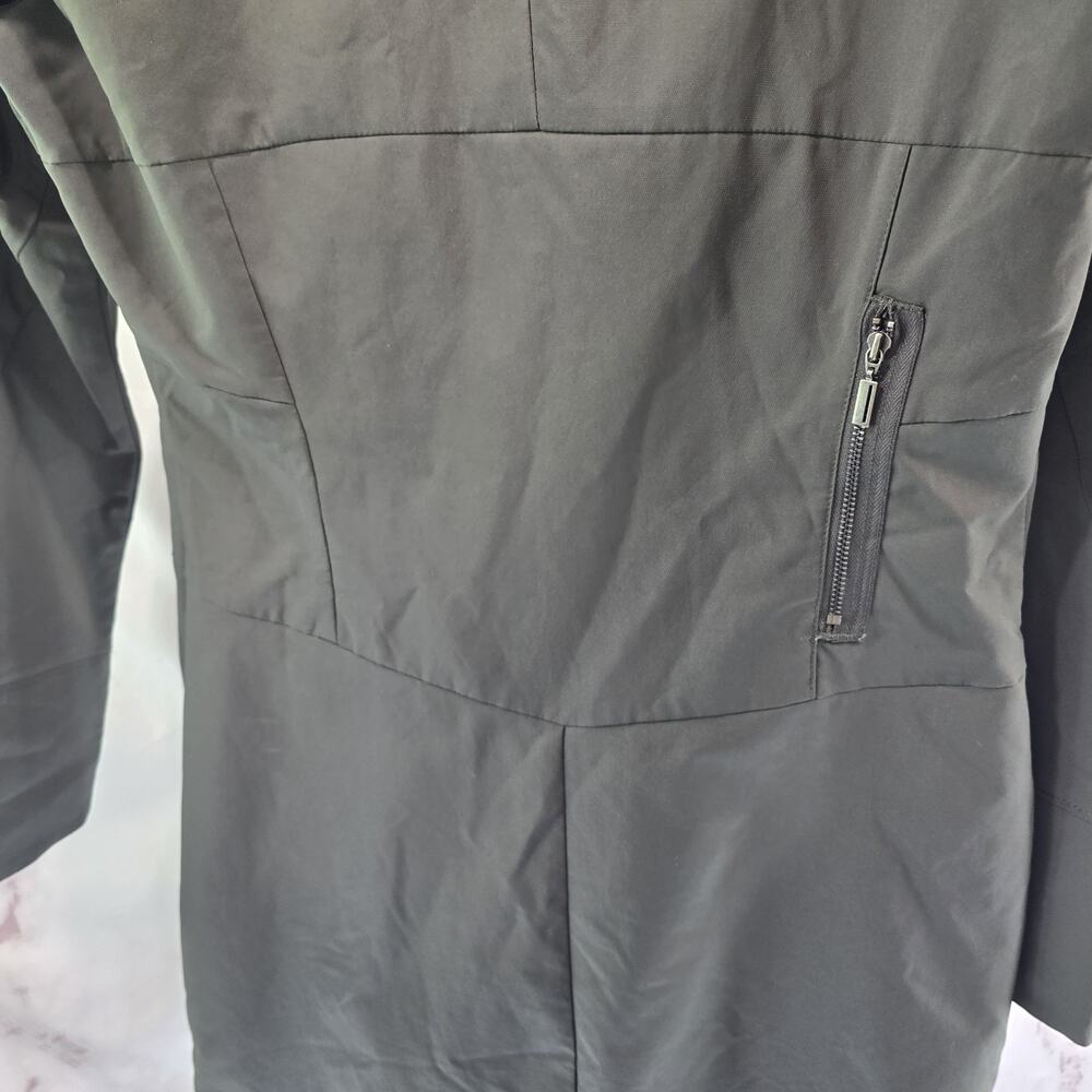 Nau Dress Womens 8 M Gray Windbreaker Zip Long Sleeve Tech Nique Assymetric - Picture 8 of 13